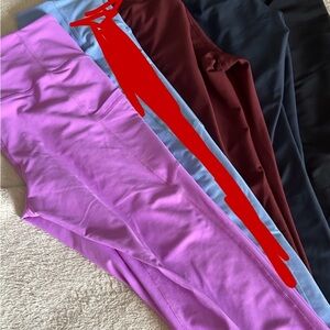 Bundle of 4 Old Navy Women's Leggings - Power Soft Full Length